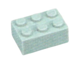 Brick 2 x 3 in Gray, Dark