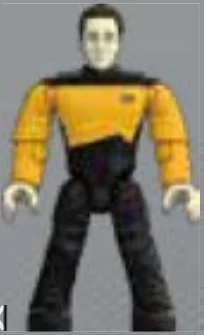 Figure, Star Trek: Commander Data, science uniform