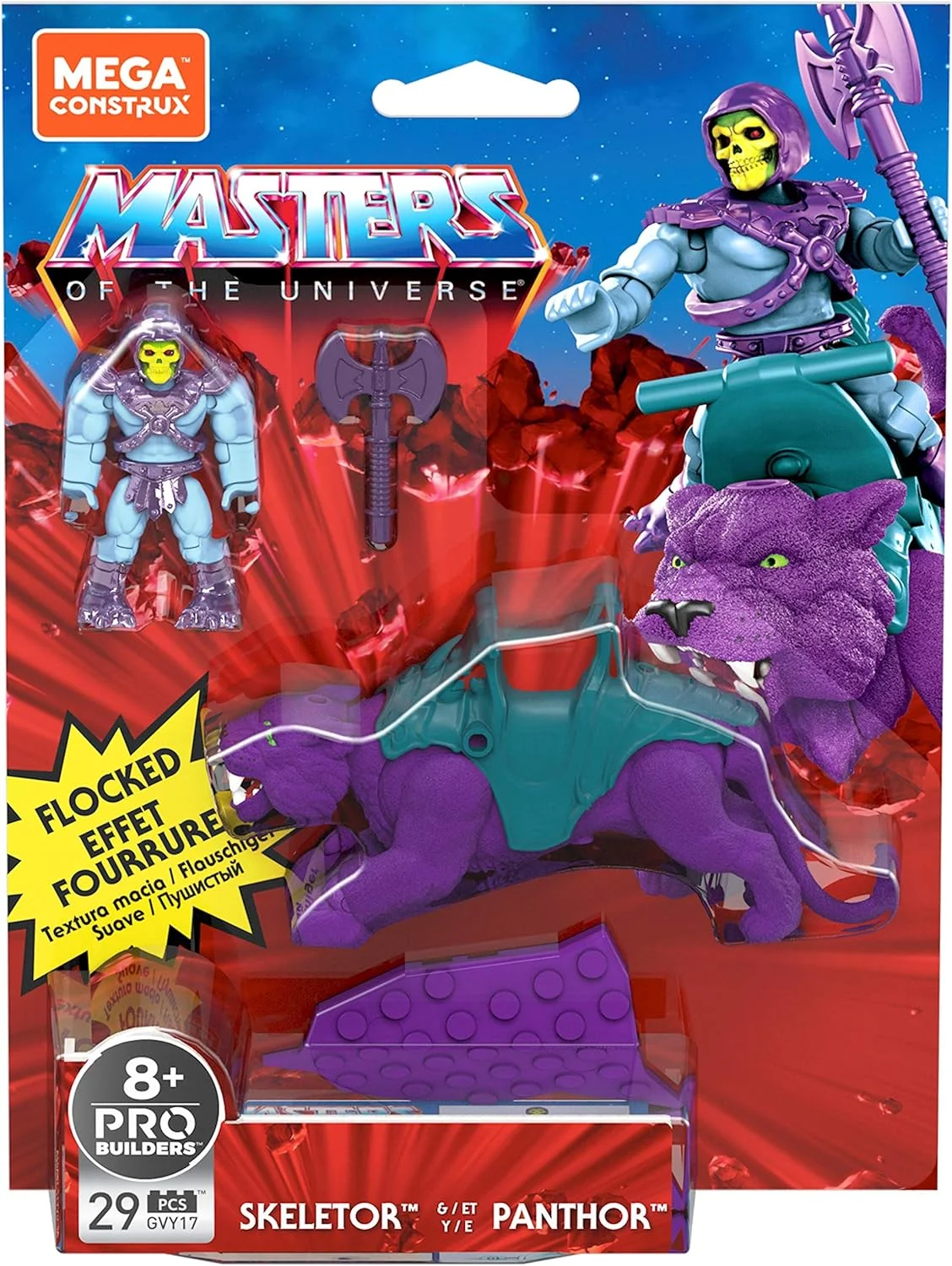 Original packaging for GVY17 Skeletor & Panthor