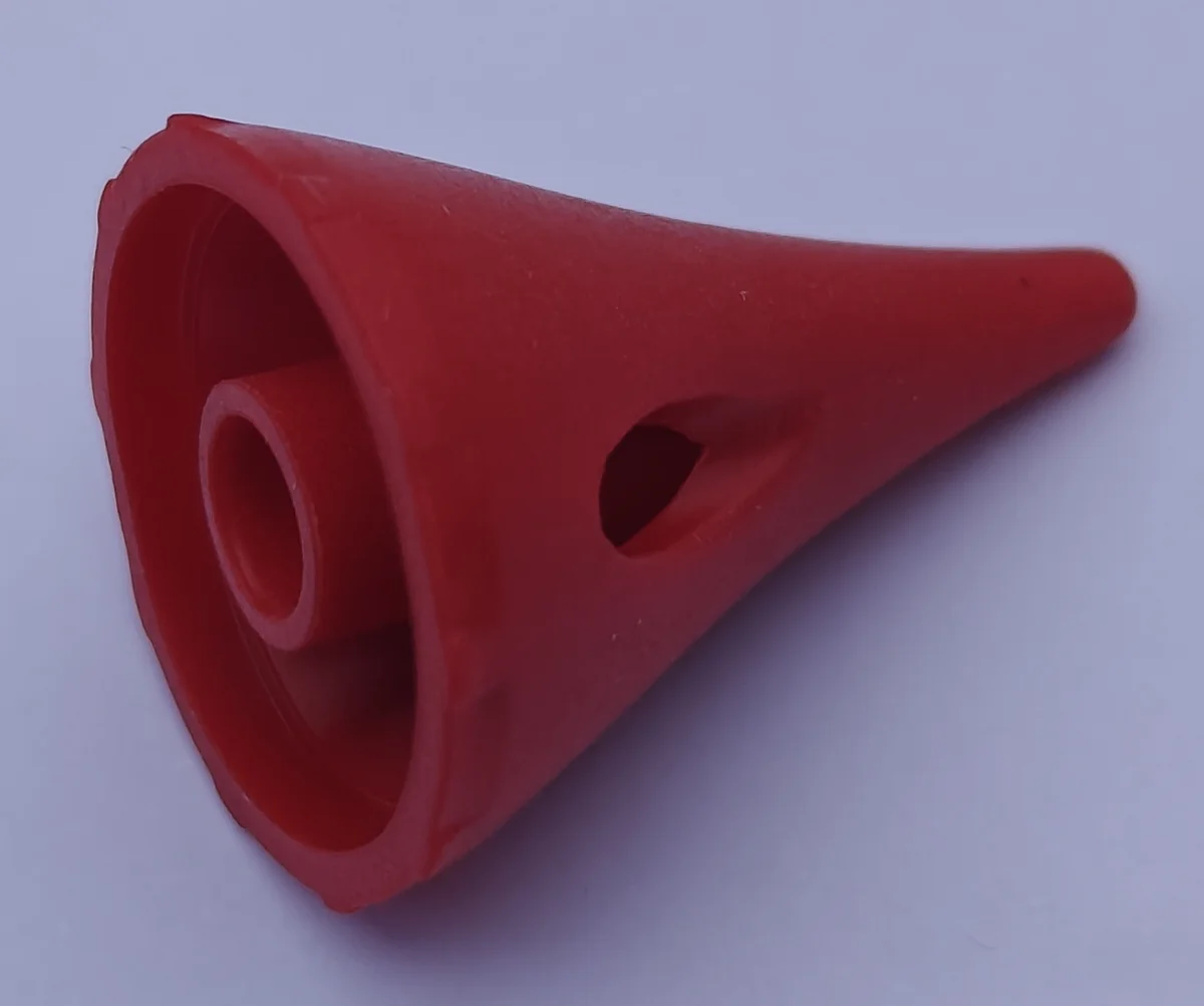 Vehicle: Rocket Nose Cone, 2 x 2 x 3.5, Rubberised, (Thunderbird 1)