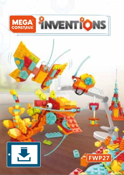 Instruction booklet for FWP27 Vibrant Brick Building Set