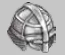 Weapon, Armor: helmet, Viking helm with eyebrow ridges, silver in Gray, Medium (Metallic)