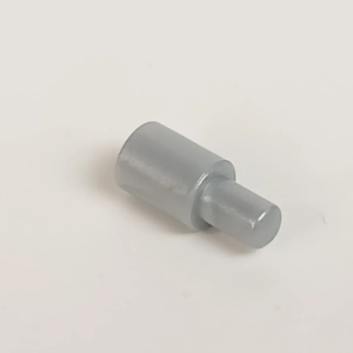 Connector: pipe, small with pin in Gray, Steel