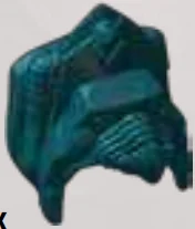 Weapon, Armor: Panthor's armored head cowling in Blue, French