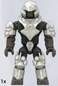 Figure, Halo: Brute Minor, White (Kodiak Siege Cannon)