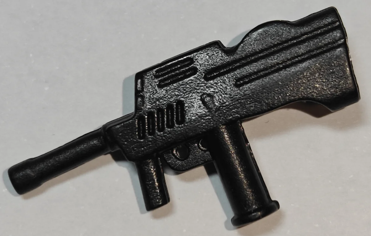 Weapon, Firearm: Heckler & Koch MP7, mounting stud on right side in Black