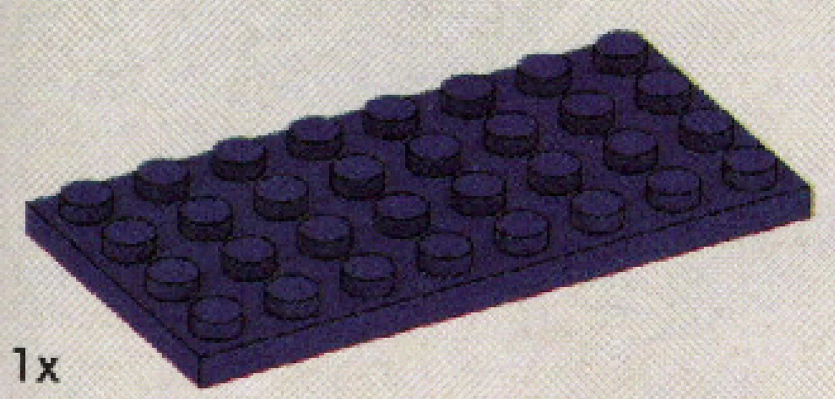 Plate 4 x 8 in Purple, Rich