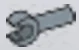 Connector: pin, long with clip in Gray, Medium (Metallic)