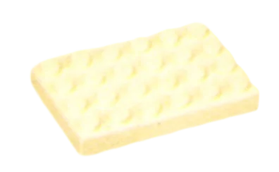 Brick 4 x 6 two-thirds-height in Sand, Beach