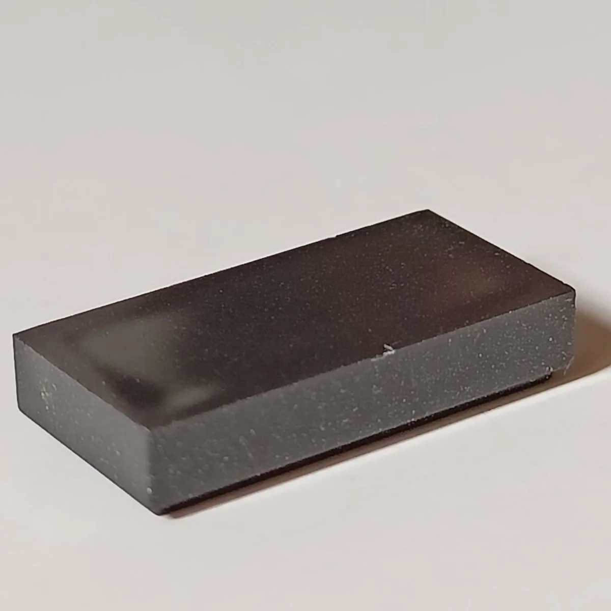 Tile 1 x 2 in Metal, Gunmetal (Metallic)