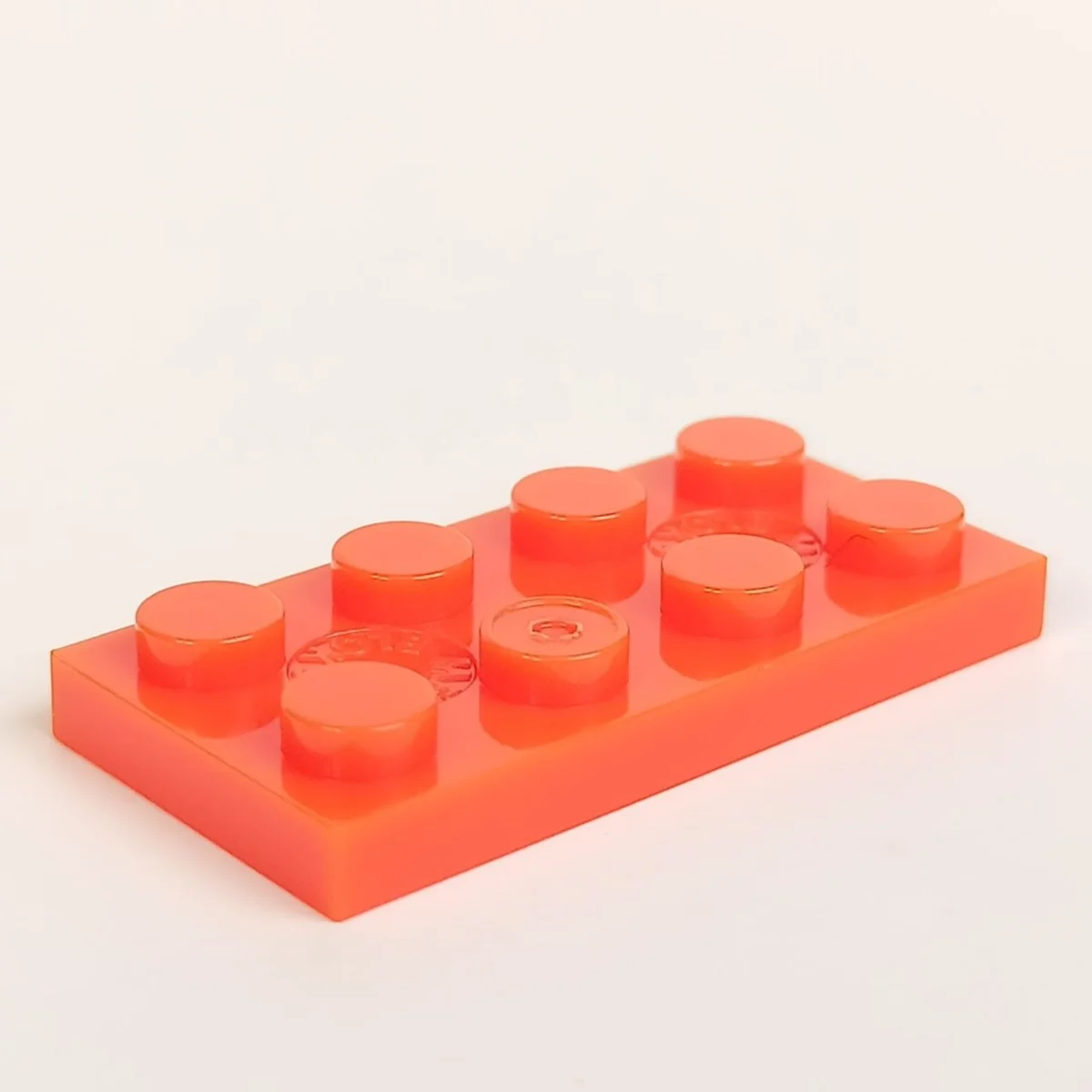 Plate 2 x 4 in Orange, Bright