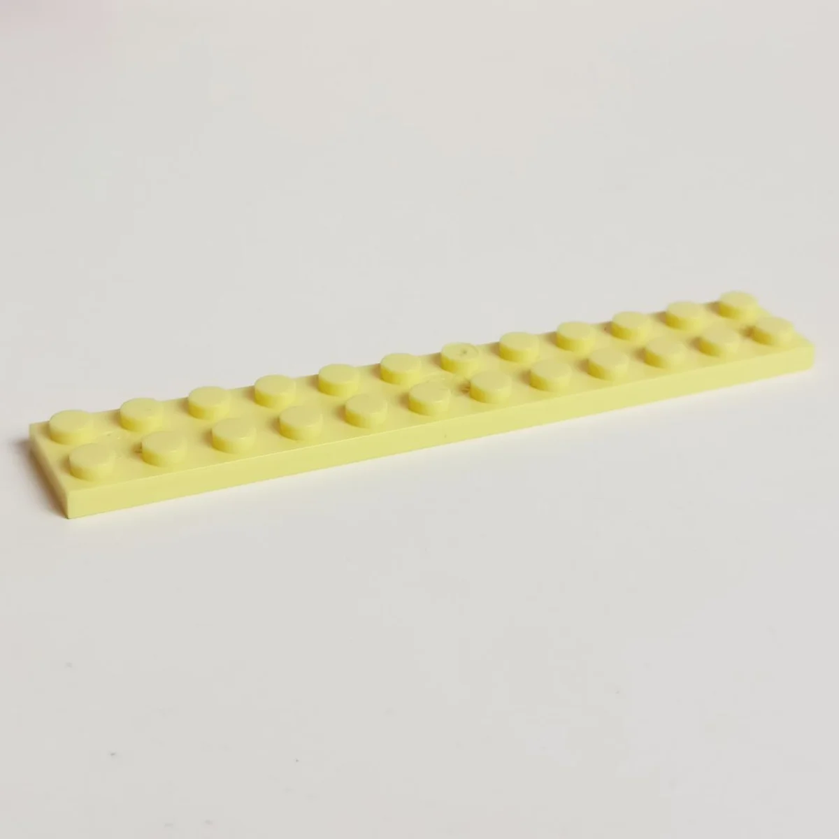 Plate 2 x 12 in Yellow, Pastel