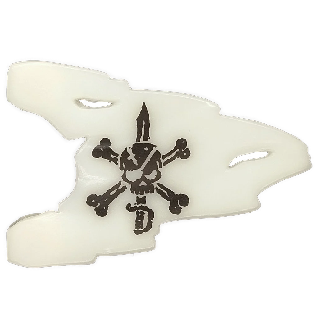 Flag/Banner: 1 x 4 mount, torn, large Skeleton Crew emblem