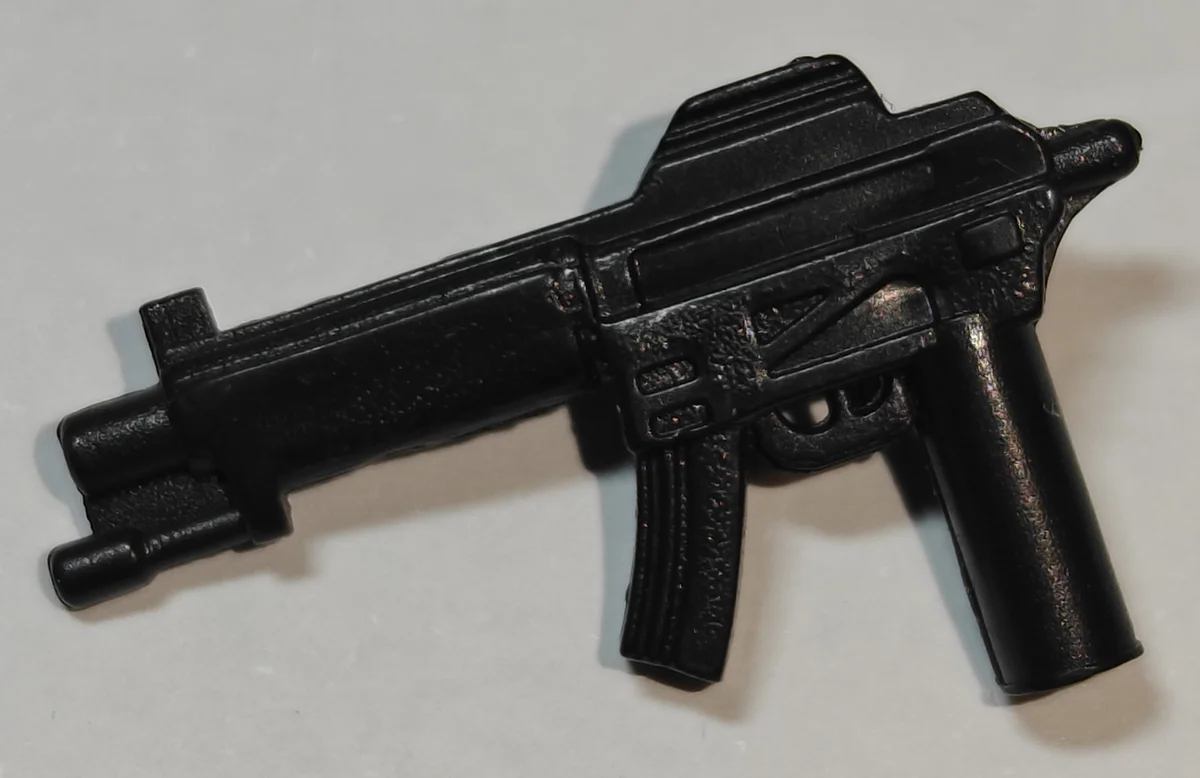Weapon, Firearm: MP5 submachine gun, mounting stud on right side in Black