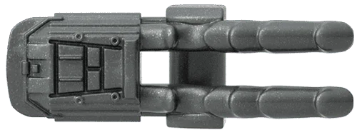 Weapon, Melee: wrist-mounted claws in Gray, Dark (Metallic)