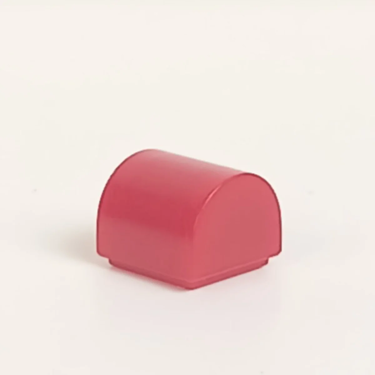 Slope 1 x 1 Curved Round Top in Red, Flame