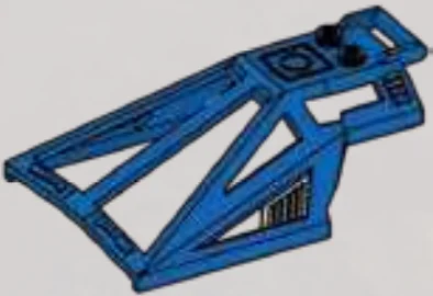 Windscreen 6 x 8 canopy, Talon Fighter in Blue