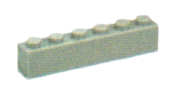 Brick 1 x 6 in Gray, Dark