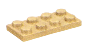 Plate 2 x 4 in Gold, Bright (Metallic)