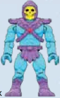 Figure, MOTU: Skeletor, dark blue skin