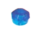 Tile 1 x 1 octagonal facet in Blue (Translucent)