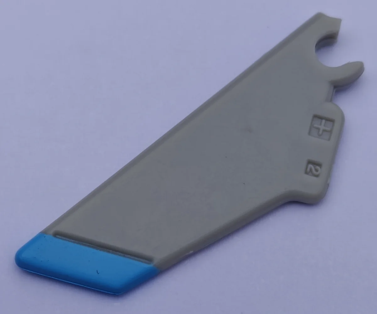 Vehicle: Rocket Wing, Light Grey with Blue Tip, (Thunderbird 1)