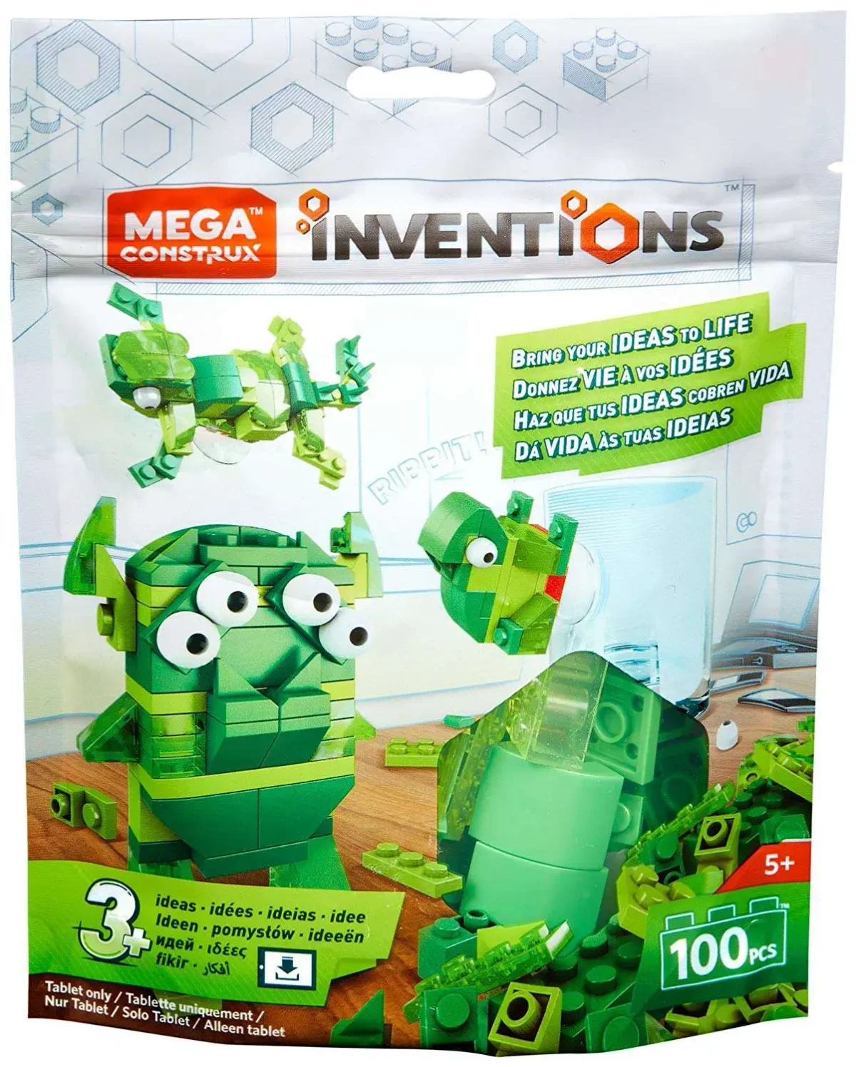 Original packaging for FWP21 Green Brick Building Set
