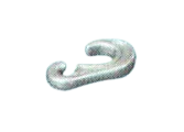 Connector: chain hook in Gray, Dark (Metallic)