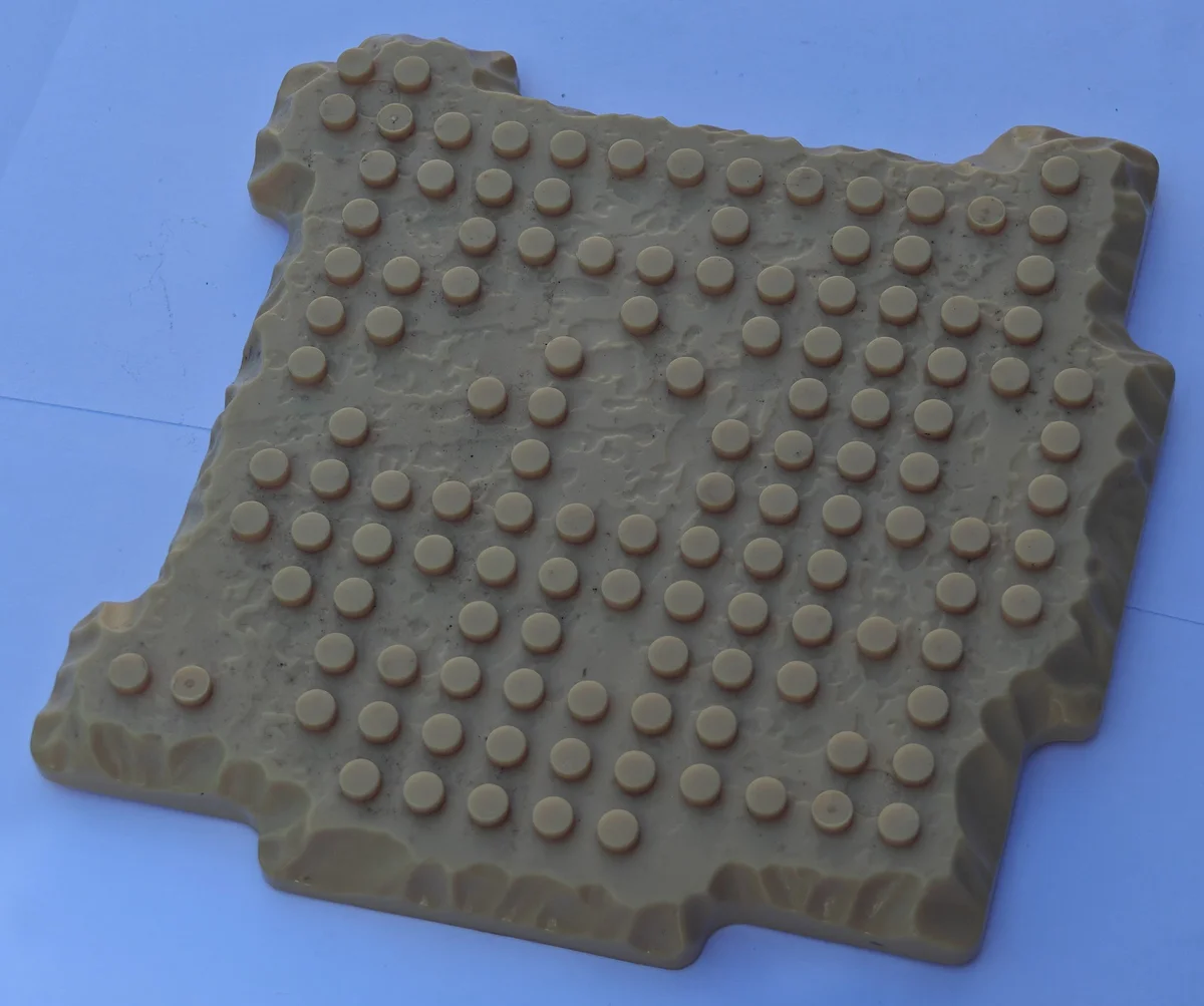 Scenery piece: base 16 x 16 sandy beach terrain
