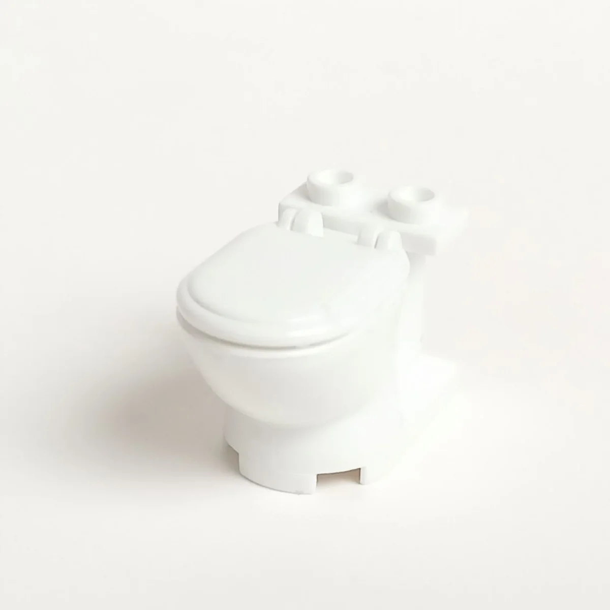 toilet assembly in White