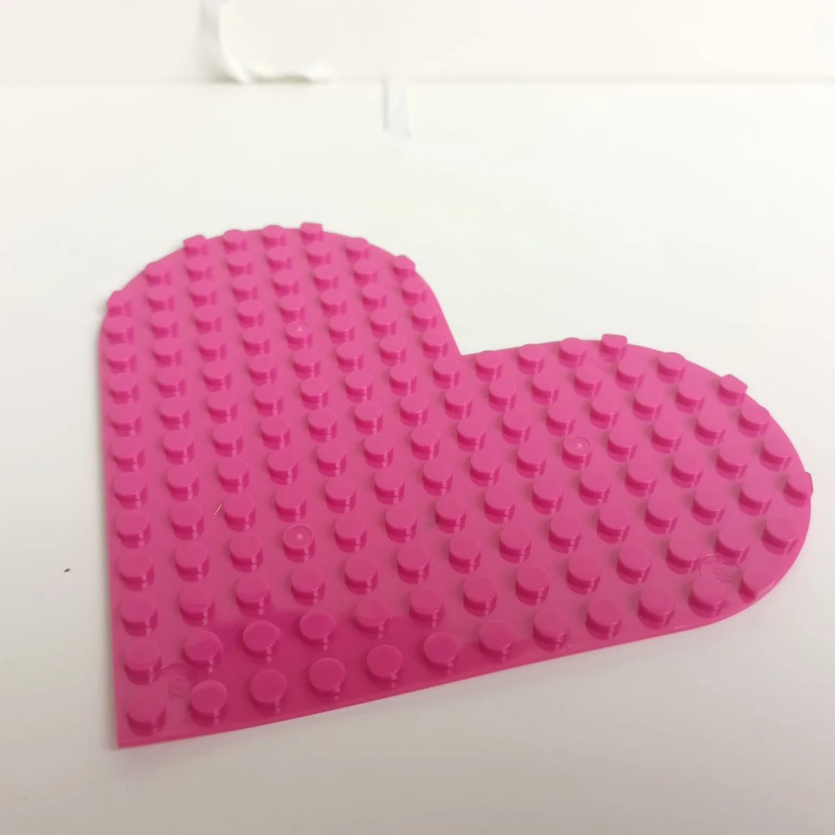 14 x 14 heart shaped baseplate in Pink, Barbie