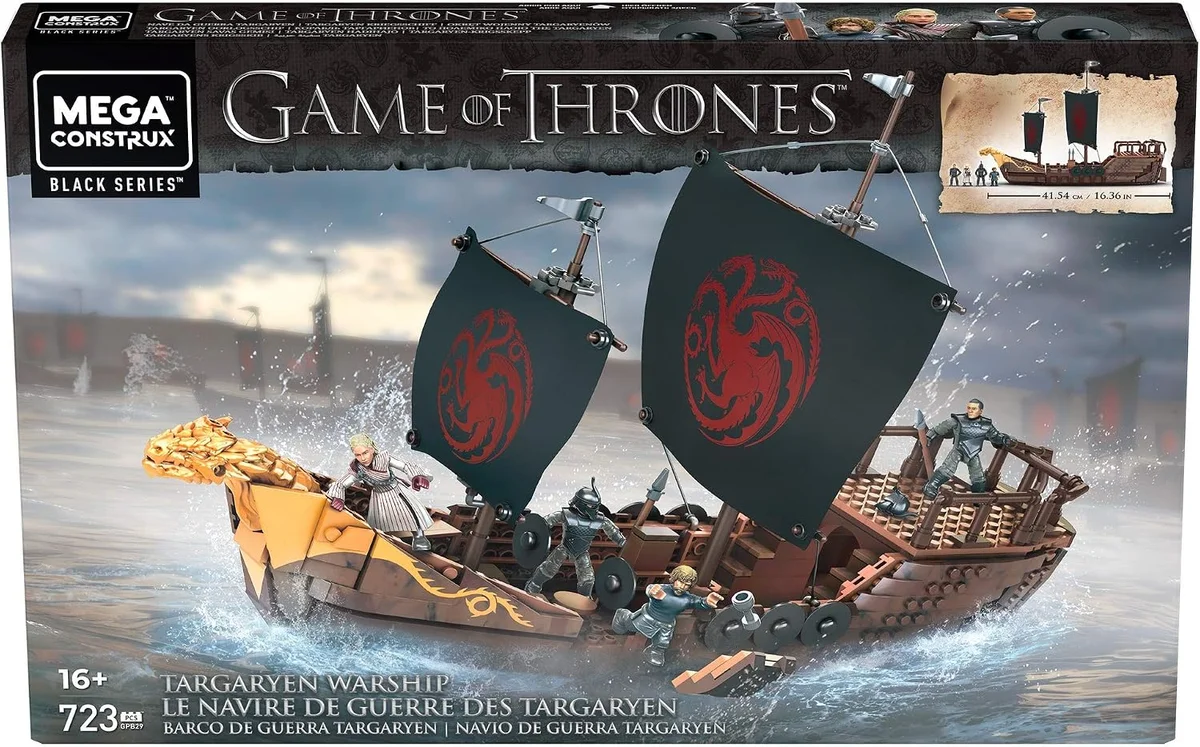 Original packaging for GPB29 Game of Thrones Targaryen Warship