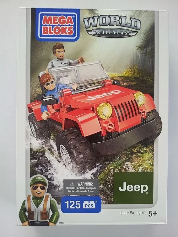 Original packaging for CND28 World Builders Jeep Wrangler