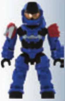 Figure, Halo: UNSC Spartan Grenadier, blue