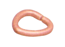 Connector: chain, large terminating loop in Copper (Metallic)