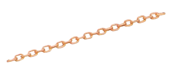 Connector: chain, various lengths in Copper (Metallic)