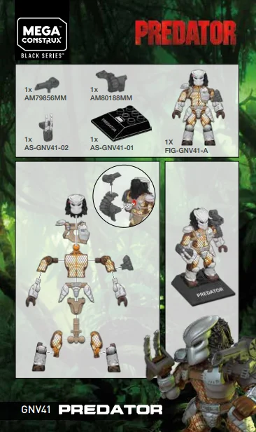 Instruction booklet for GNV41 Predator