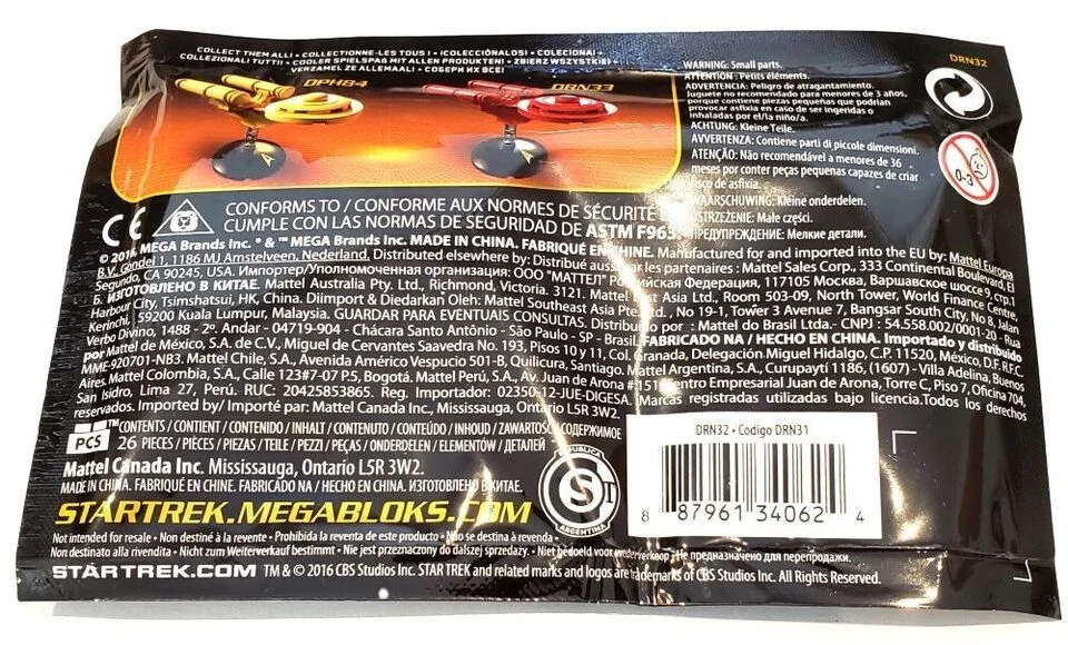 Original packaging for DRN32 Mini USS Enterprise (Blue)