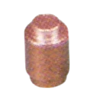 Brick Round 1 x 1 with Solid Stud in Copper (Metallic)