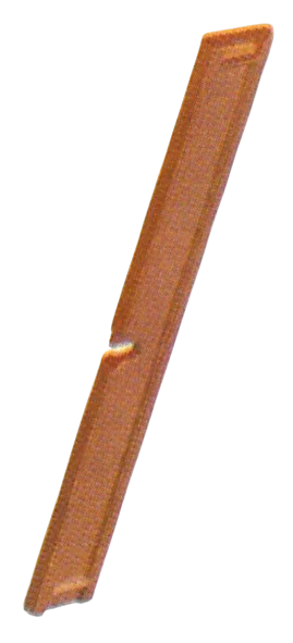 Support 1 x 12 x 4 leg for small tower in Brown