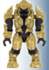 Figure, Halo: Covenant Elite, combat gold