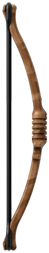 Weapon, Firearm: bow with notches for mounting drawstring in Sand, Dark (Camo)