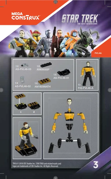 Instruction booklet for FVL46 Data