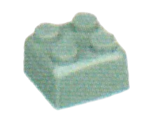 Brick 2 x 2 stone in Gray, Dark