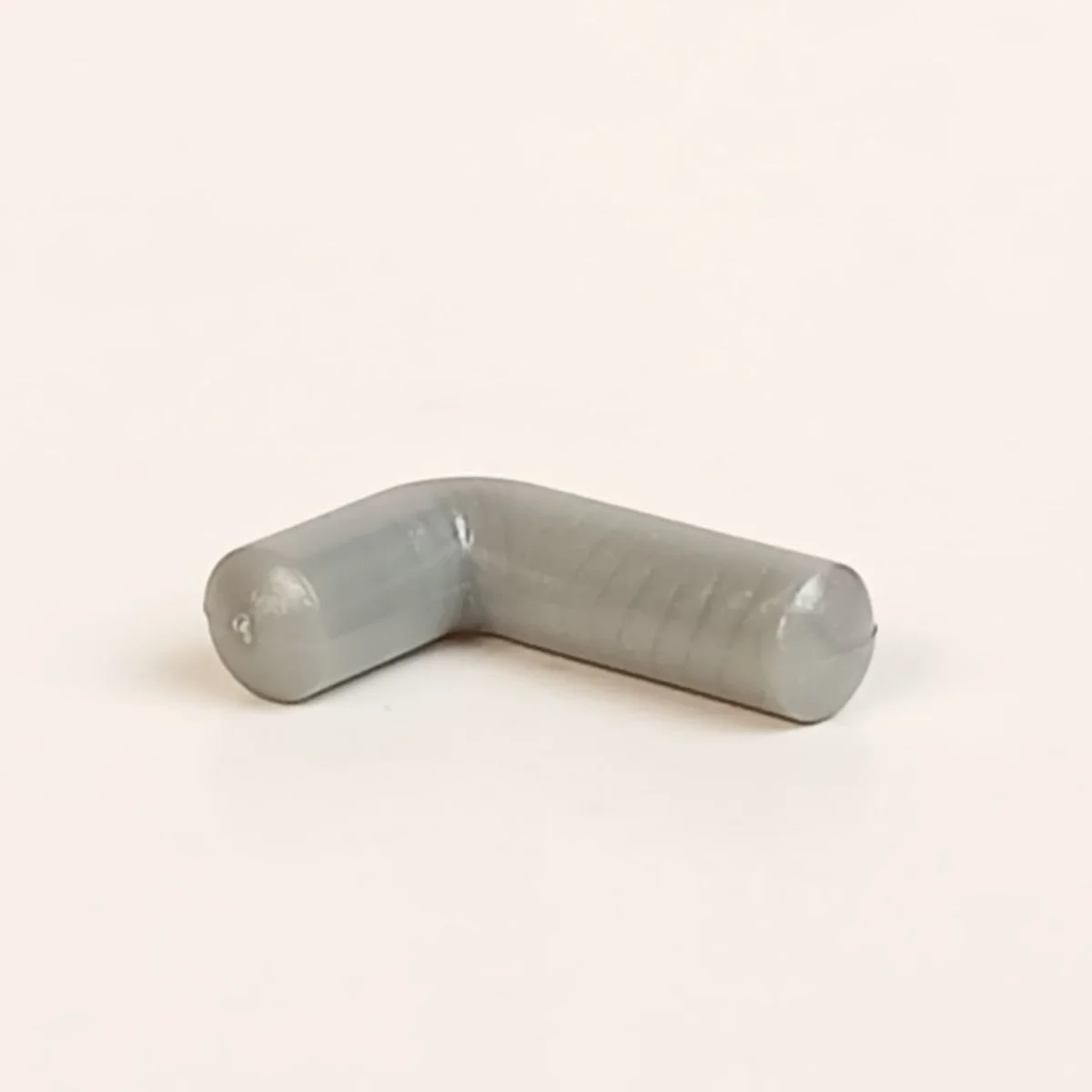Connector: rod, small, elbow, asymmetrical in Gray, Light