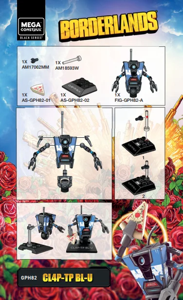 Instruction booklet for GPH82 CL4P-TP BL-U