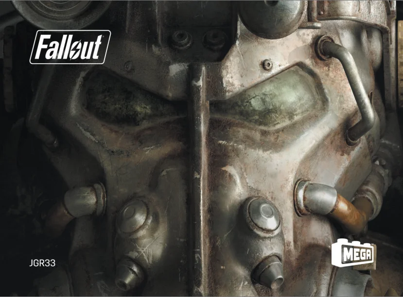 Instruction booklet for JGR33 Fallout T-60 Power Armor Collection