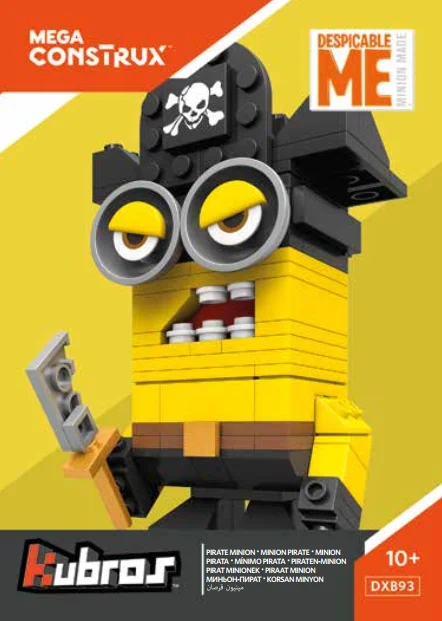 Instruction booklet for DXB93 Pirate Minion