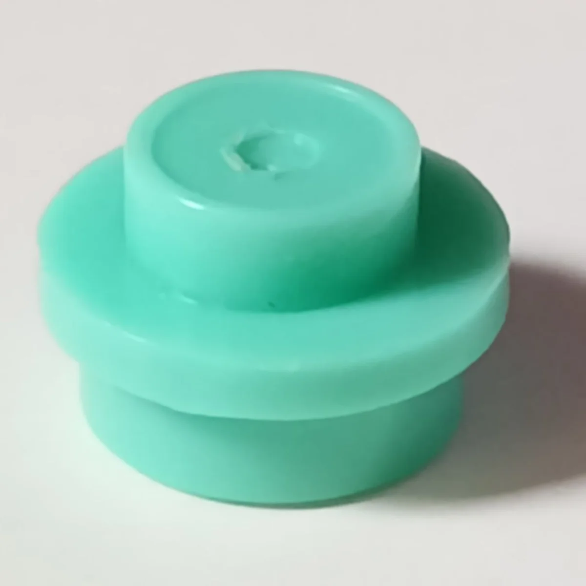 Plate Round 1 x 1 with Solid Stud in Teal