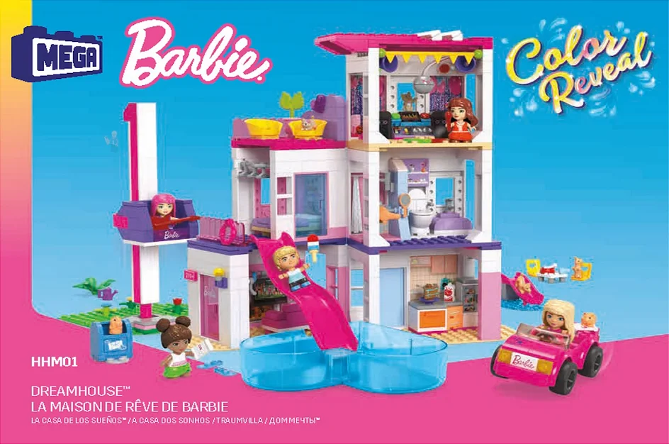 Instruction booklet for HHM01 Barbie DreamHouse